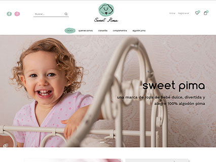 grieta bancarrota Colonos Sweet Pima, tienda online de ropa de bebé delicada